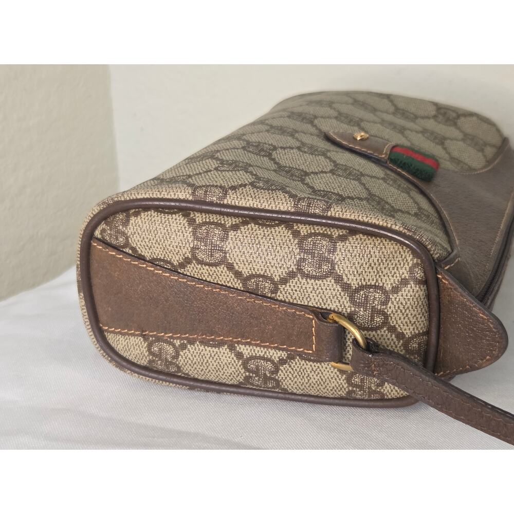 GG Supreme Web Stripe Crossbody Bag + Organizer Insert Ophidia Vintage - Picture 7 of 15